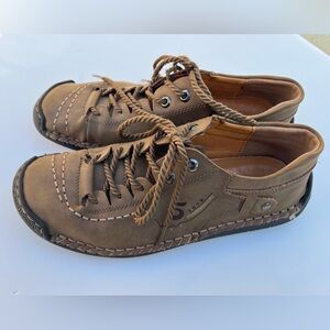 100% CAOUTCHOUC   Fashion 5 1978 Men's European Style Soft Leather Shoes Size 42